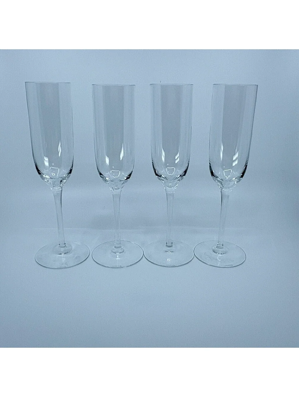 Tiffany & Co Crystal Champagne Flutes Set Of 4 With Boxes Vintage Classic